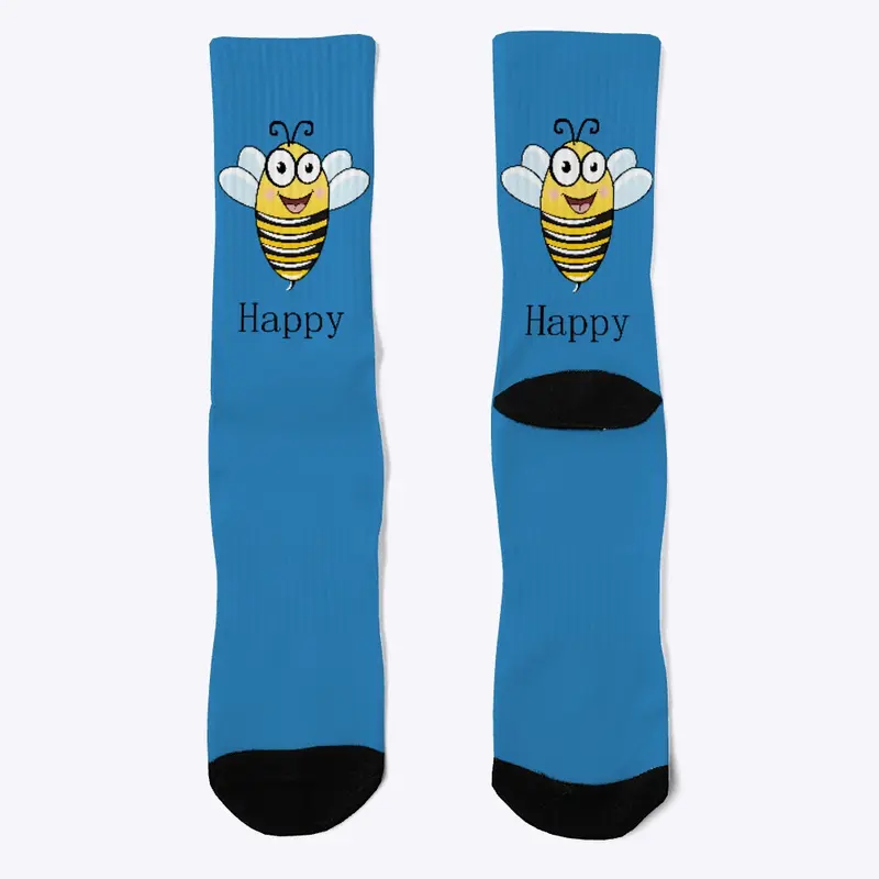 Bee Happy Socks